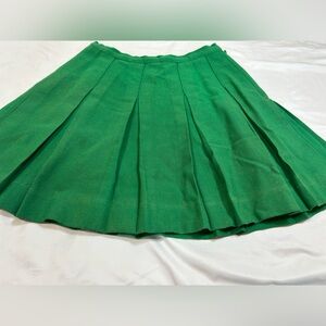 Vintage Green Wool Cheerleader Mini Small